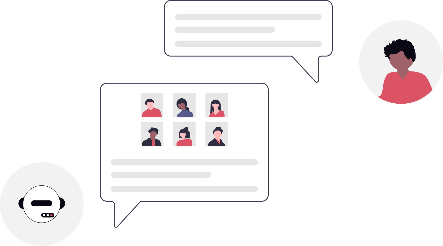 AIとの対話イメージ